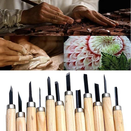 12 pc Wood Carving Tool